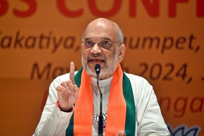 "Special Treatment? Shah Questions Kejriwal's Bail, Explained by Sarma"