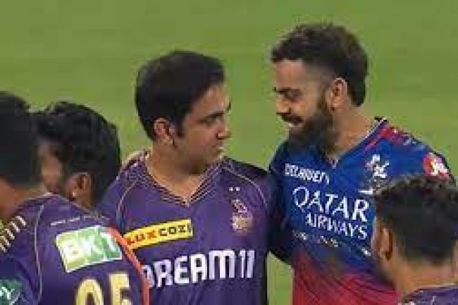 As the KKR mentor's "stocks rise" with the BCCI for the India coach position, Gautam Gambhir and Virat Kohli "sit and sort out issues".