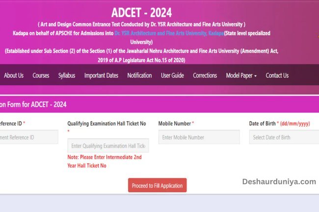 AP ADCET 2024 Registration Begins with a Late Fee: