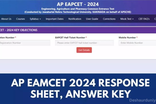 AP EAMCET Answer Key 2024 Challenge Facility Ends Today for Agriculture and Pharmacy Exams