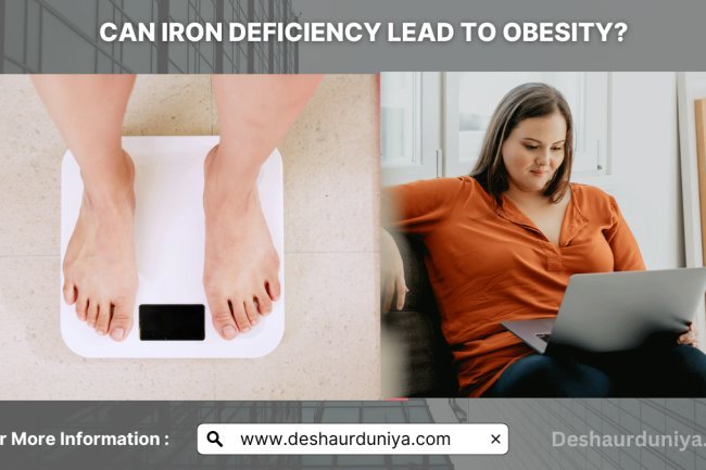 Can iron deficiency lead to obesity?