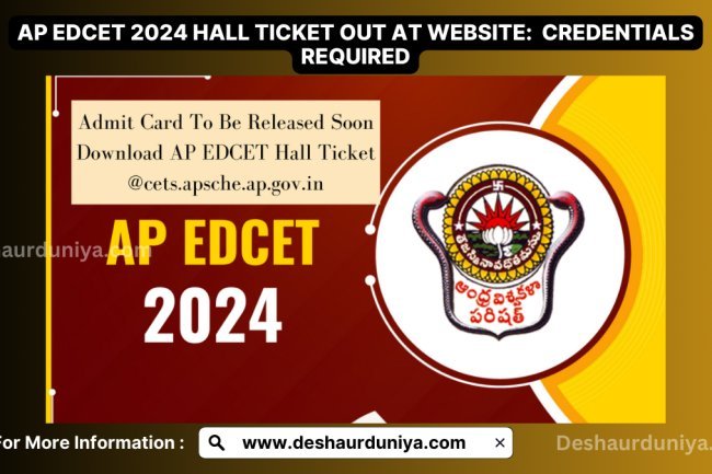 AP EDCET 2024 Hall Ticket Out at given website: get details here