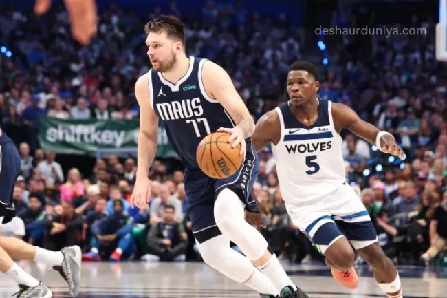 "Doncic Drops 36 Points as Mavericks Dominate Timberwolves in 124-103 Win!"
