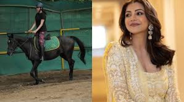 Kajal Aggarwal Shares Painful Horse Riding Journey Two Months Postpartum