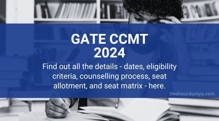 CCMT 2024 Registration Open for GATE-Qualified Candidates