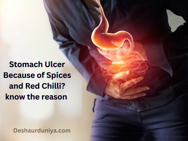 Stomach Ulcer Because of Spices and Red Chilli? know the reason