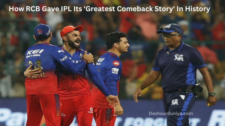 How RCB Gave IPL Its 'Greatest Comeback Story' In History