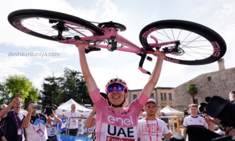 "????‍♂️ Unbelievable! Pogacar Secures Giro d'Italia Victory on Debut!"