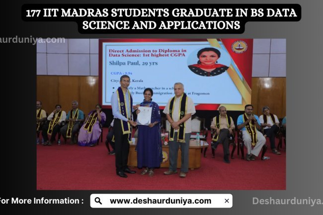 177 IIT Madras Students graduate with a BS in Data Science and Applications