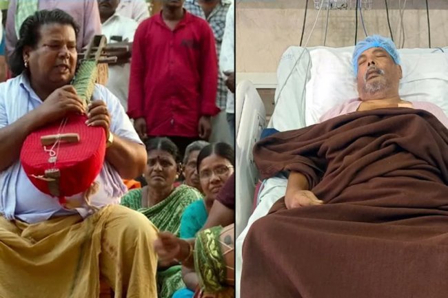 Balagam Mogilaiah, who fell ill once again.. Wife in tears