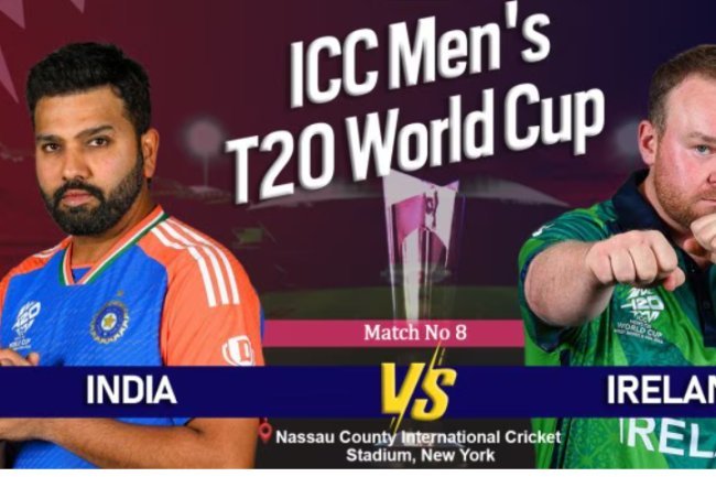 Ireland vs. India live score, 2024 T20 World Cup: In New York, Rohit's IND Playing XI is highlighted