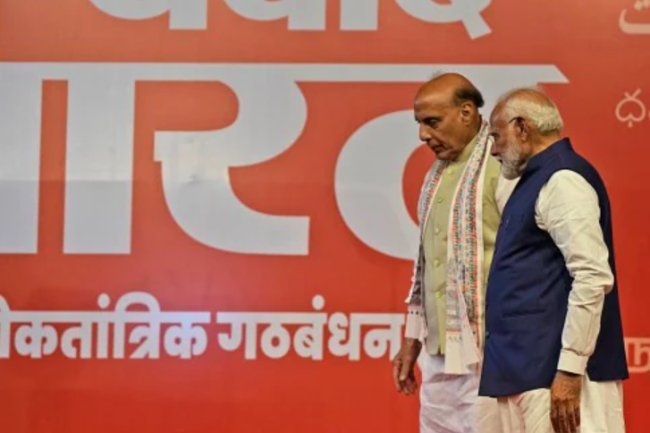 Rajasthan had the biggest decline in the BJP's marginally decreased vote share—10%—while UP came in second.