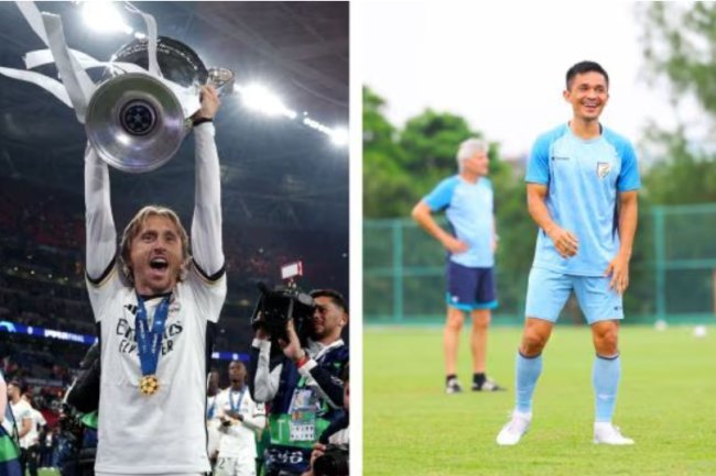 Luka Modric, the legend of Real Madrid and Croatia, has a message ahead of Sunil Chhetri's last game for India.