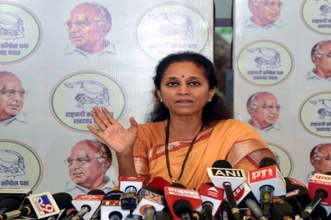 "Maharashtra Voters Send a Message: Reject Central Agencies' 'Repression,' Says Sule"