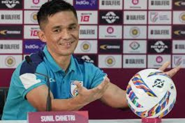 This is how Indian football was formed going forward by the legendary Sunil Chhetri.