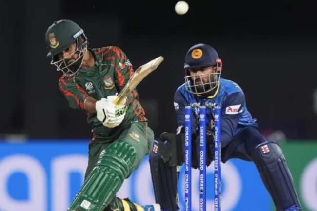 T20 World Cup: Bangladesh wins a thrilling match in Dallas over Sri Lanka by two wickets.
