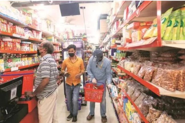 consumption expenditure survey 2022–2023: households' biggest spending was on processed foods; the highest spending was on milk in Rajasthan and Kerala, and meats in Haryana.