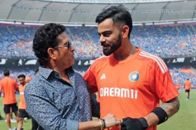 Virat Kohli, who opened with two poor scores, faces Sachin Tendulkar in T20 World Cup.