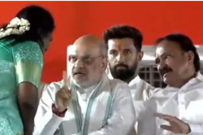A BJP dispute in Tamil Nadu is sparked by a video of Shah and Tamilsai interacting.