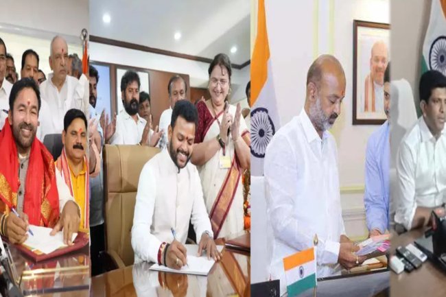 Union Minister: Telugu Union Ministers who took charge What's the first signature?
