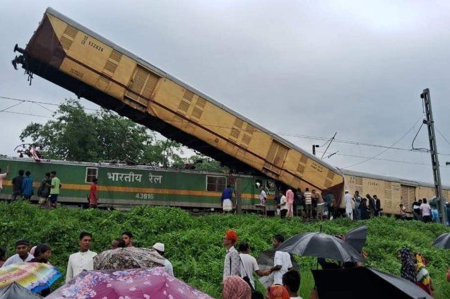 Train operations at the crash site of Kanchanjunga resume after more than 20 hours.