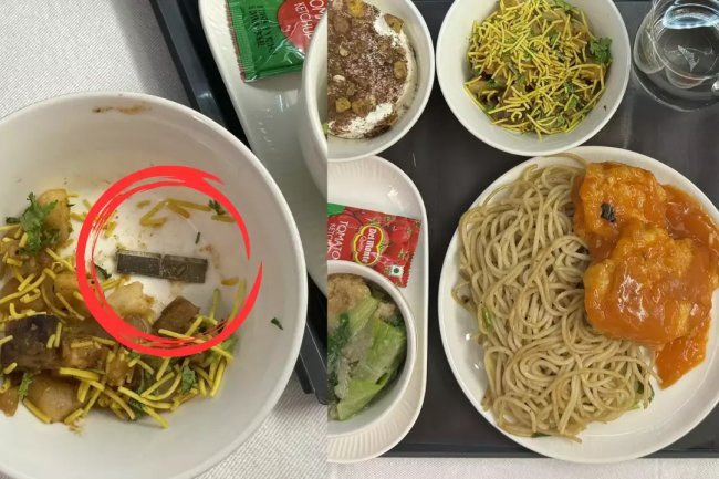 "Air India Passenger Finds Blade in In-Flight Meal: Risks of Swallowing Foreign Objects and Necessary Steps to Take"