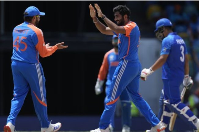 India humiliates Afghanistan's lone soldier army, 3 to 0.