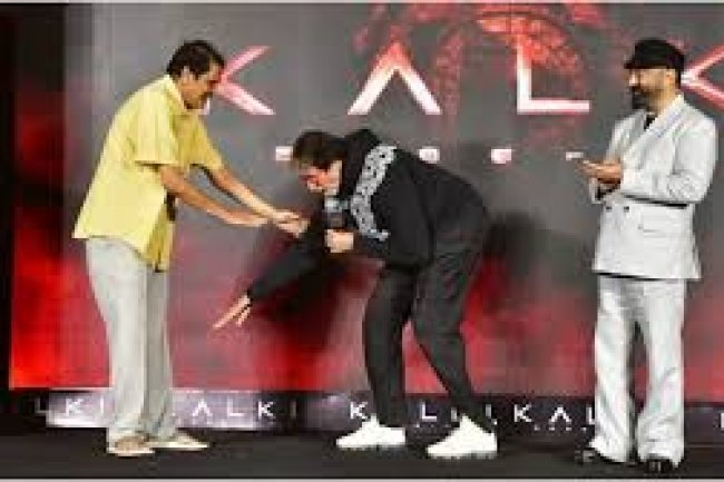 Amitabh Bachchan caressing his feet during the Kalki 2898 AD incident is described by Aswini Dutta...