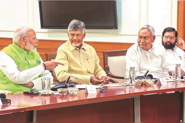 BJP's allies TDP and JD(U) remain silent over the NEET dispute controversy.