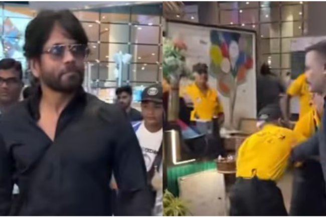 Nagarjuna issues an apology after a bodyguard is shown assaulting a fan with special needs in a widely shared video.