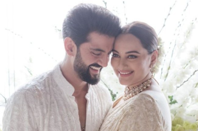 first images of Sonakshi Sinha and Zaheer Iqbal's wedding