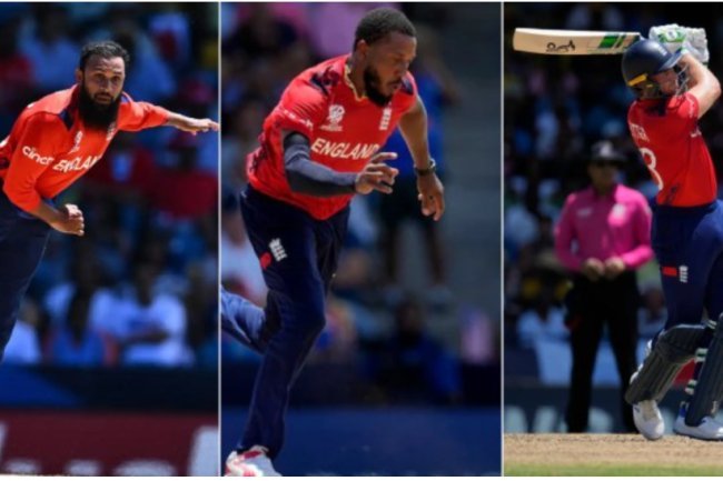 T20 World Cup: Jos Buttler's quick 83 sends England in the semifinals following Adil Rashid's brilliance and Chris Jordan's hat-trick.