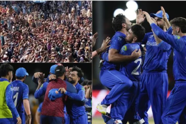 Rashid sends home a message following his historic victory over the Australians: "Roll up your sleeves, celebrate, and dance."