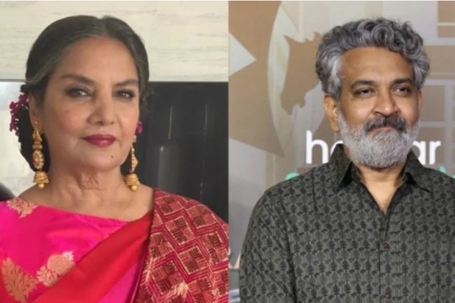 Shabana Azmi, Naatu Naatu choreographer; SS Rajamouli; wife Rama Rajamouli