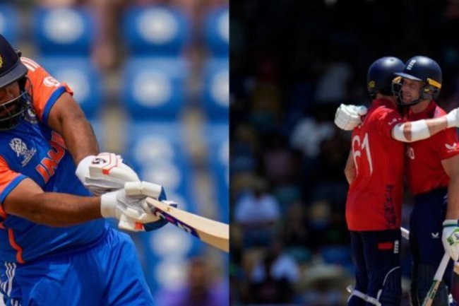 Today's T20 World Cup 2024 Semifinal Match pits India vs England