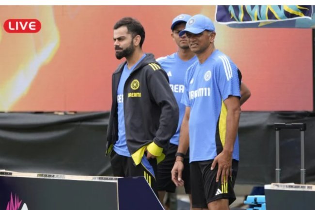 Rain threat looms over IND vs ENG T20 World Cup semi-final in Guyana.