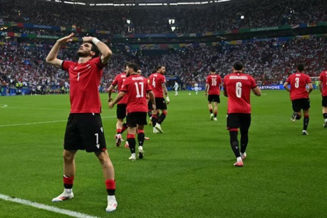 Georgia, a newcomer, shocks UEFA Euro history by defeating Portugal 2-0.