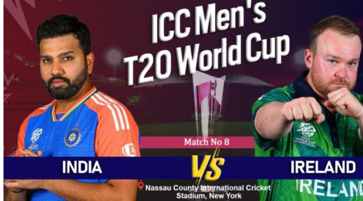 Ireland vs. India live score, 2024 T20 World Cup: In New York, Rohit's IND Playing XI is highlighted