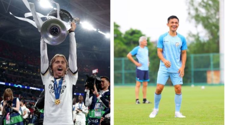 Luka Modric, the legend of Real Madrid and Croatia, has a message ahead of Sunil Chhetri's last game for India.