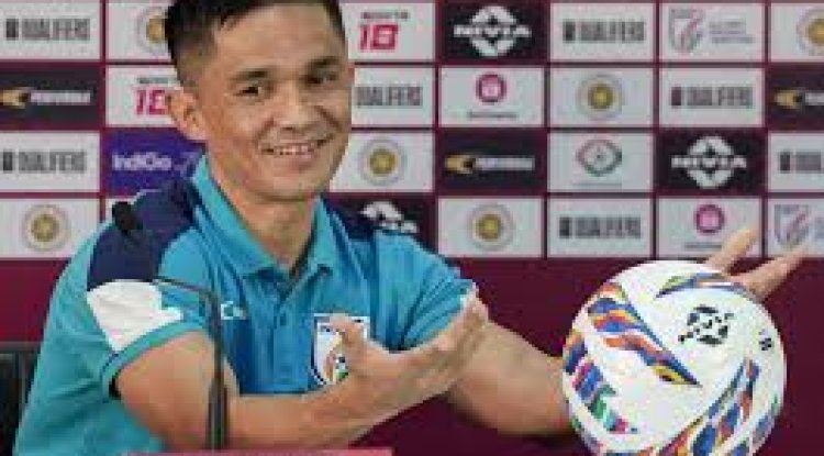 This is how Indian football was formed going forward by the legendary Sunil Chhetri.