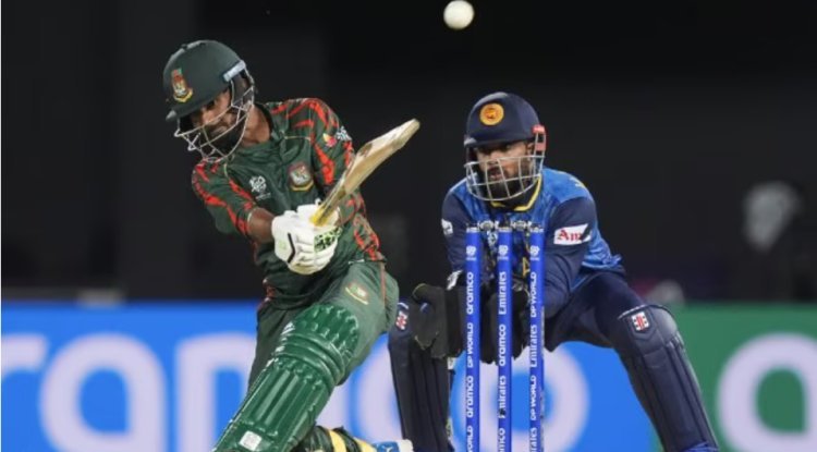 T20 World Cup: Bangladesh wins a thrilling match in Dallas over Sri Lanka by two wickets.