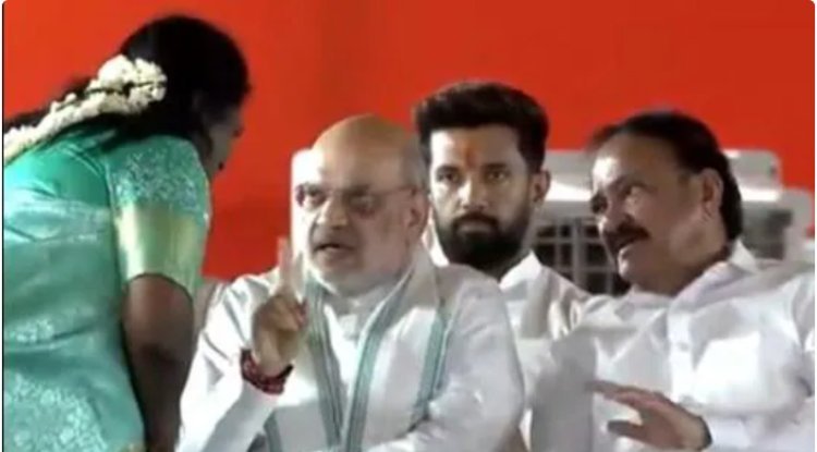 A BJP dispute in Tamil Nadu is sparked by a video of Shah and Tamilsai interacting.
