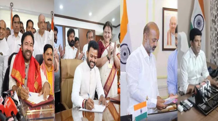 Union Minister: Telugu Union Ministers who took charge What's the first signature?