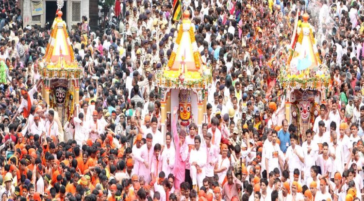 Jagannath Rath Yatra 2024: Lord Jagannath is all set for rath yatra in Gujarat. Special attire with brother's sister..