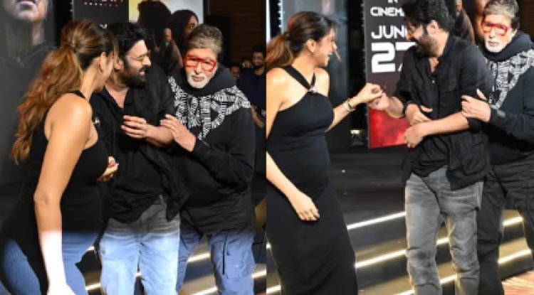 Deepika Padukone is pregnant, and Amitabh Bachchan and Prabhas rush to help her.