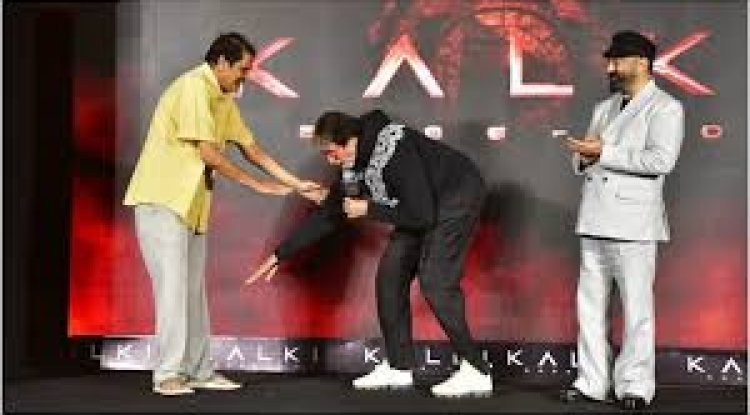 Amitabh Bachchan caressing his feet during the Kalki 2898 AD incident is described by Aswini Dutta...