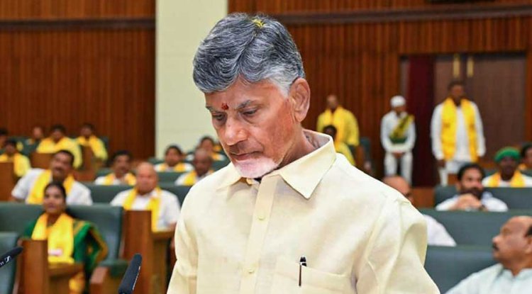 After thirty-one months, Chandrababu Naidu enters the Andhra Assembly.