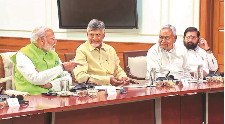 BJP's allies TDP and JD(U) remain silent over the NEET dispute controversy.