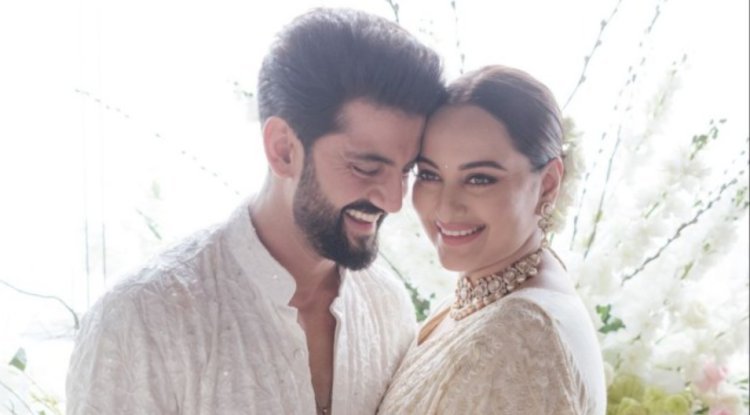 first images of Sonakshi Sinha and Zaheer Iqbal's wedding
