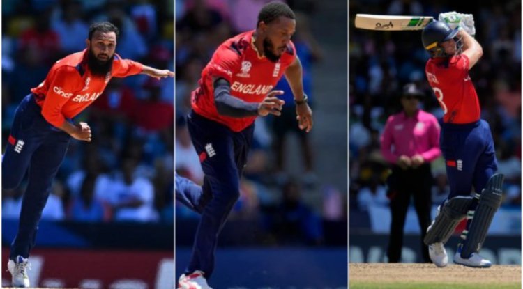 T20 World Cup: Jos Buttler's quick 83 sends England in the semifinals following Adil Rashid's brilliance and Chris Jordan's hat-trick.